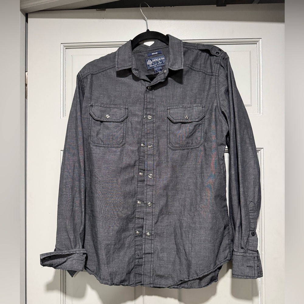 American Rag Gray Men's Shirt